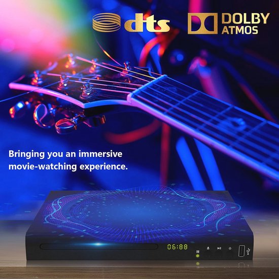 Blu-ray DVD Speler met HDMI en Multi-regio Ondersteuning - Ideaal voor Thuisbioscoop — afbeelding 2