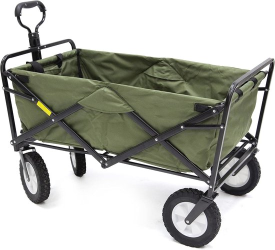 Tuinwagen voor Sport en Strand - Inklapbare Bolderkar met XL-wielen — afbeelding 3
