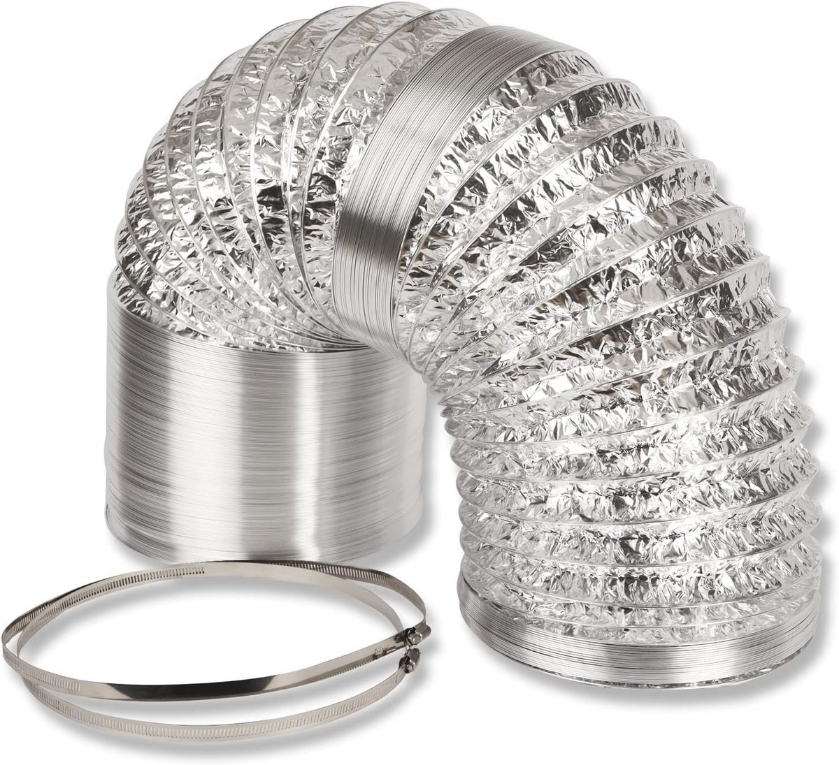 Flexibele Aluminium Luchtkanalen voor Ventilatie en Afzuiging - 400 mm x 10 m