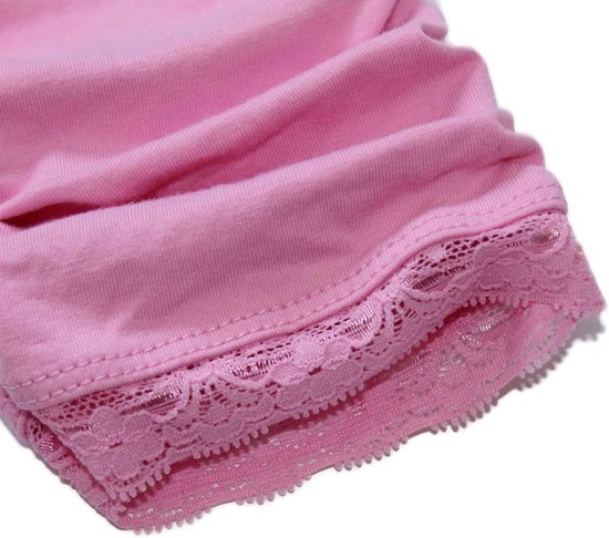 Set van 3 Zachte Katoenen Leggings voor Meisjes - Comfortabele Stretch Broek voor School en Dans — afbeelding 4