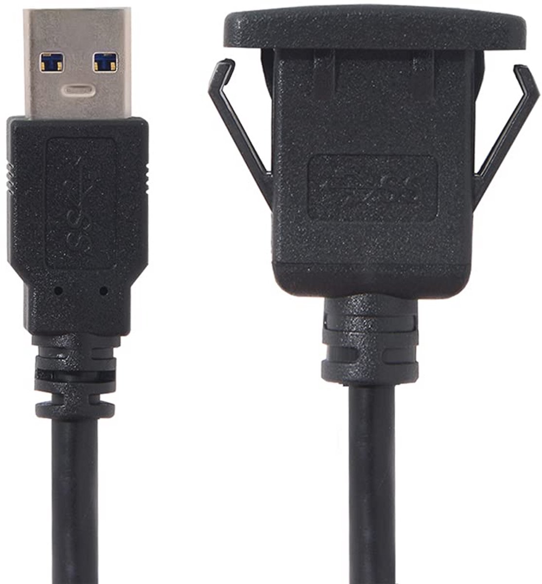 Waterdichte USB 3.0 AUX-kabel 1 m voor auto