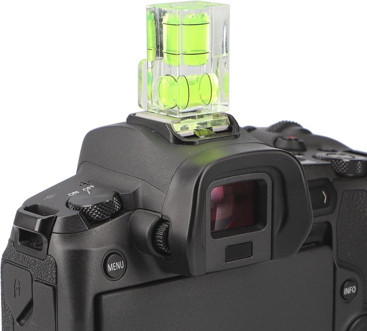 Camera-waterpas met dubbele libellen voor perfecte opnamen