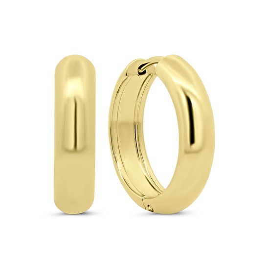 8CE-70653 – CO88 Collection – Boucles d'oreilles Créoles 21 mm – Couleur or