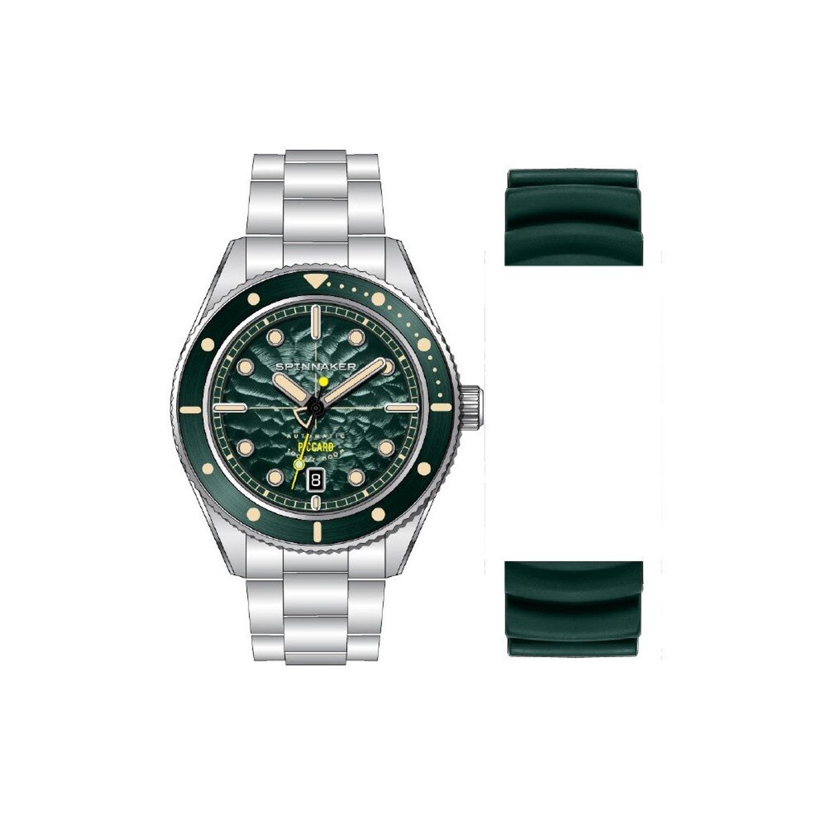 Spinnaker - SP-5159-22 - Polshorloge - Heren - Automatisch - JUNIOR PICCARD