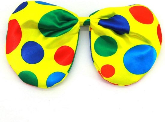 Psycho clown outfit met stippen voor dames