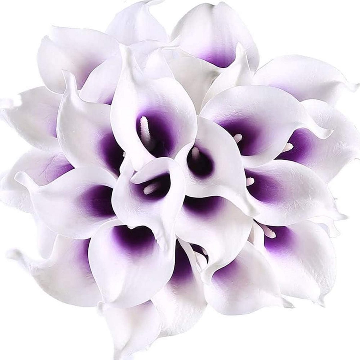 20 Stuks Kunstbloemen Calla Lelie Latex Bruidsboeket Decoratie Huis en Feest
