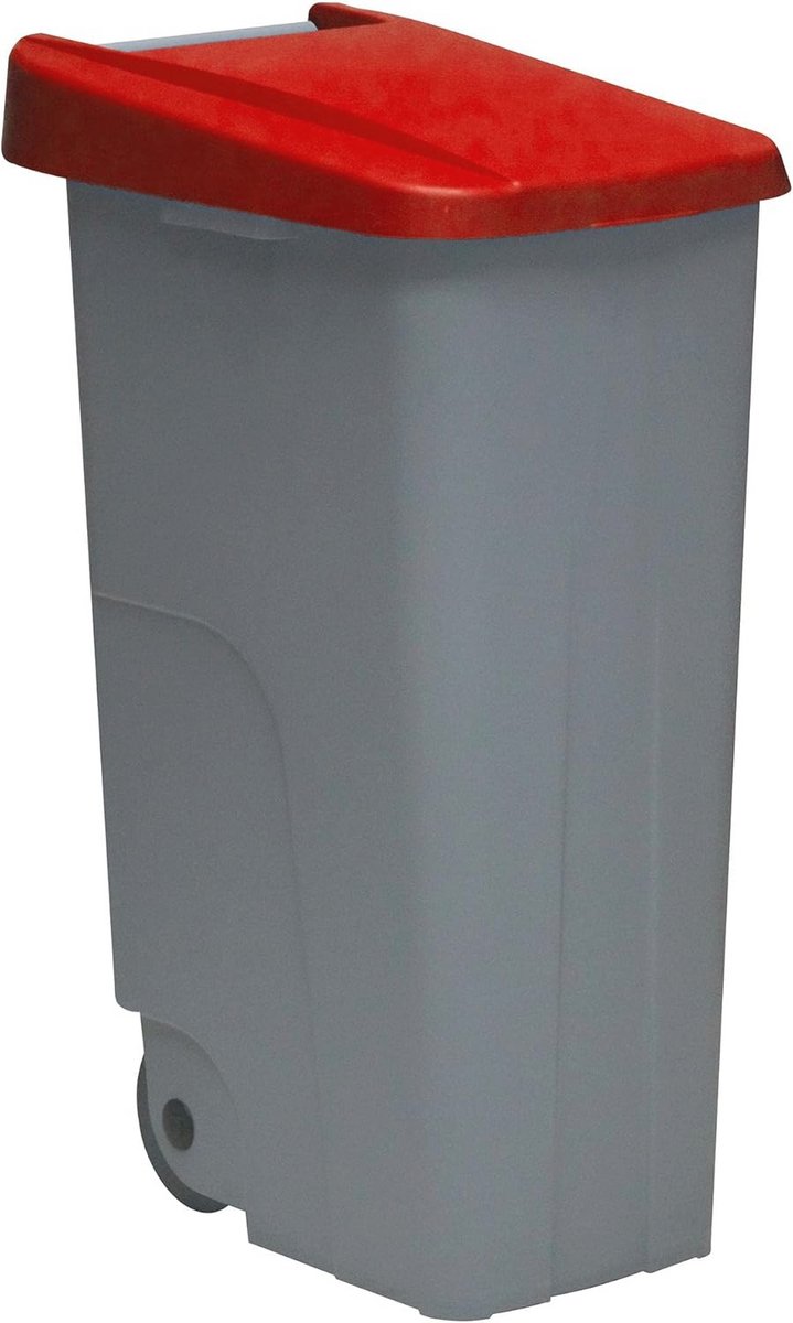 Ecolutionaire Recycling Container - 110 liter, Rood, Polypropyleen