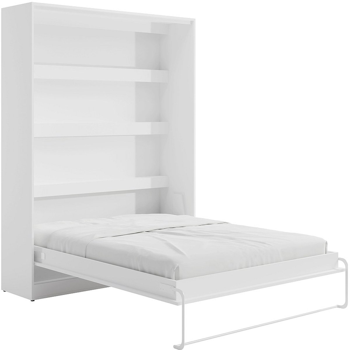 Vente-unique Bedkast hout wit 160 x 200 cm