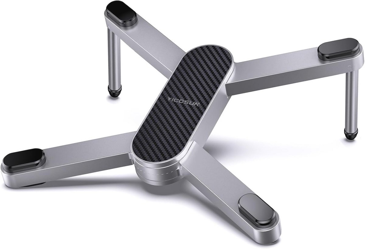 Opvouwbare Anti-Slip Laptopstandaard Met Gouden Hoek 25,58°