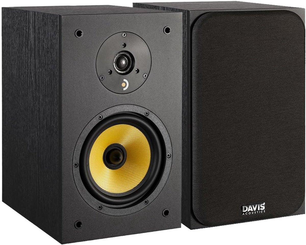 2-Weg Boekenplank Luidsprekers Paar - Compacte Hifi Stereo Set Zwart