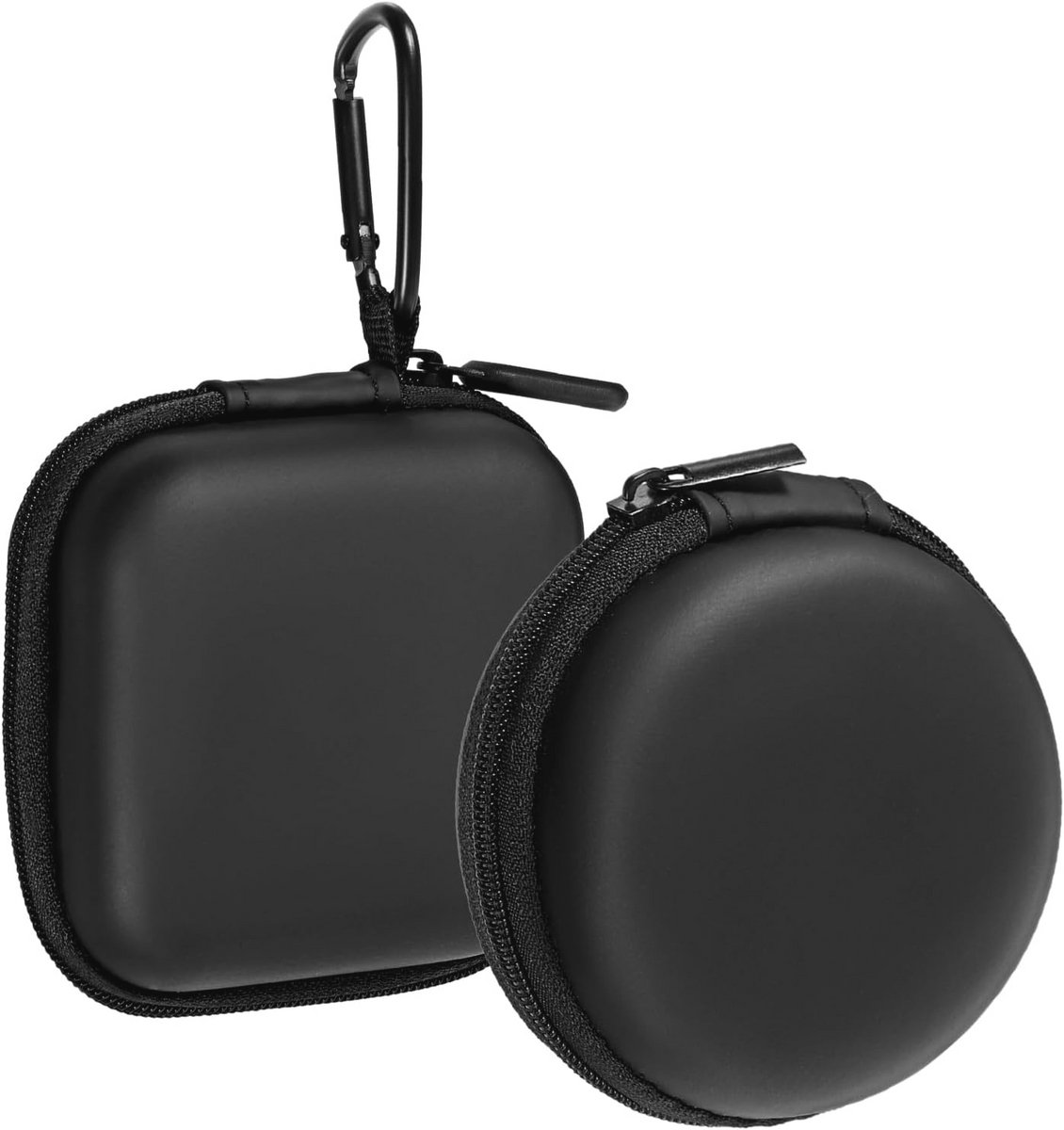 Oordopjes Case Set - 2 Draagbare Hard Shell Opbergtassen voor Oortelefoons