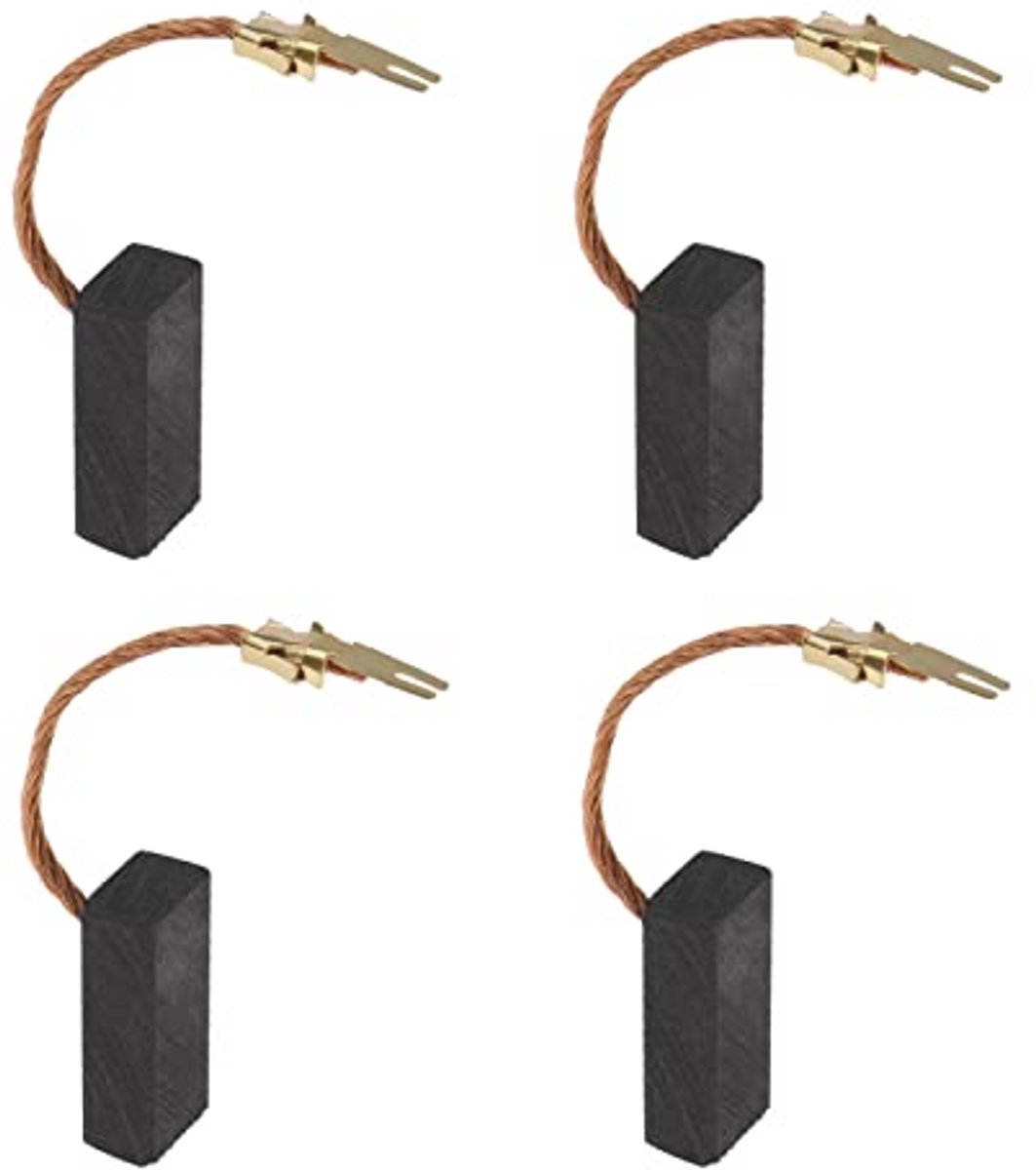 Koolborstels voor Grasmaaier - 6 x 9 x 20 mm, 2 Paar, Geschikt voor Elektrische Motor Gereedschappen