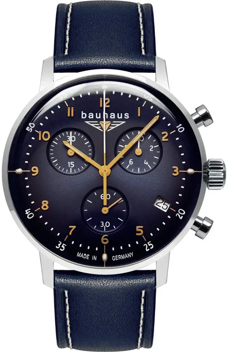 Bauhaus 2096-3 Dessau chronograaf horloge