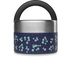 Qwetch Lunchbox handvat Geïsoleerd - Hanami Blauw
