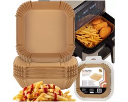 Ruhhy Airfryer papieren inserts 100 stuks 16 x 16 cm