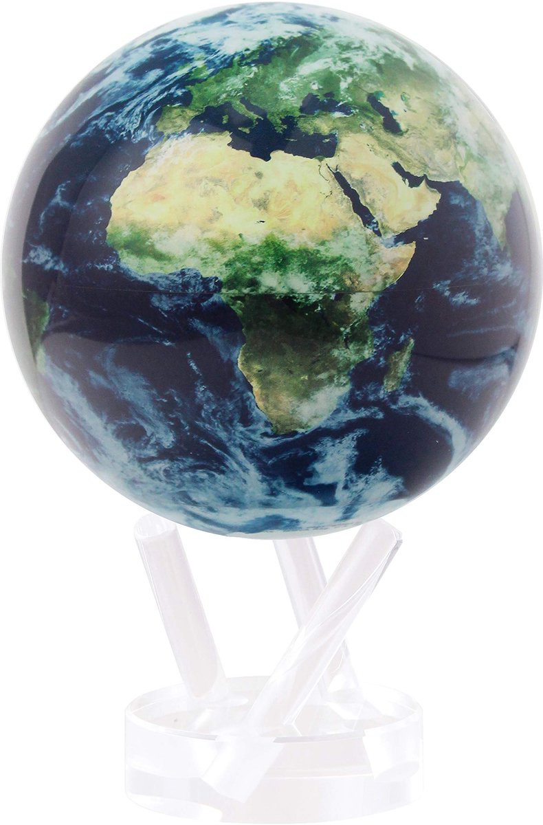 IMPERATORIS® Globe - Educatieve Wereldbol - Nauwkeurige Tijdzone voor Kinderen Leren - Aardrijkskunde Decor voor Klaslokaal en Huis - 1 stuk - 6 inch