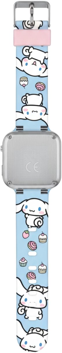 Hello Kitty Friends Cinnamoroll LED Kinderhorloge - Digitaal Horloge met LED-Display - Verstelbare Siliconen Band - Officieel Sanrio Kinderhorloge