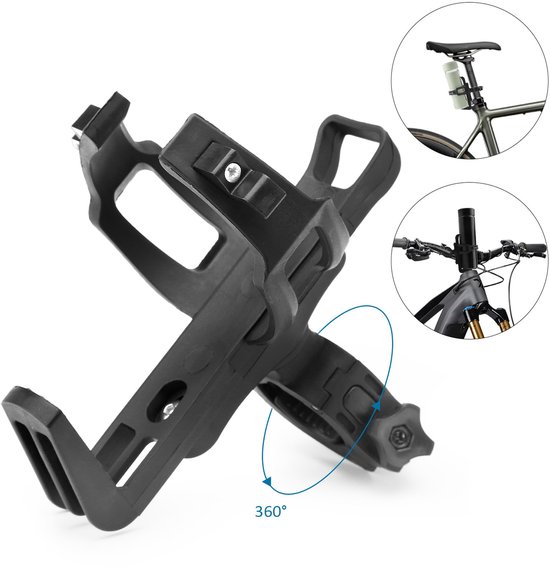 Unyqoos® Universele en fietsflessenhouder met 360 graden rotatie en stevige grip — afbeelding 4