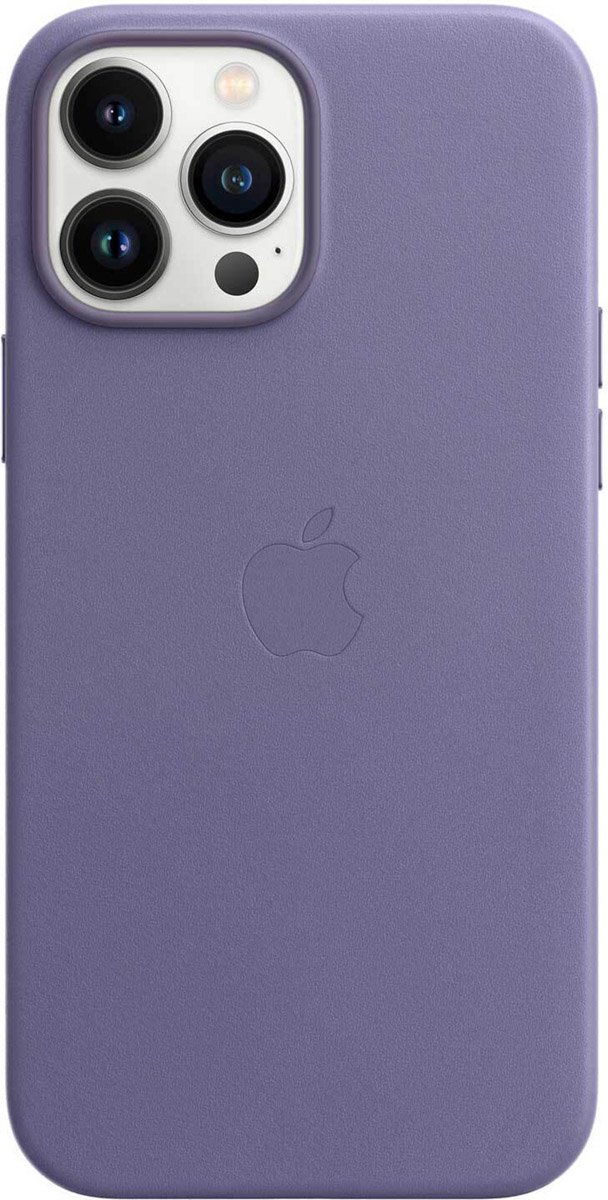 Apple - Leren hoesje - MagSafe - iPhone 13 Pro Max - Blauweregen