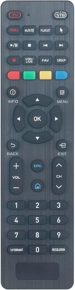 Afstandsbediening Vervanging voor 4K Android IPTV Receiver