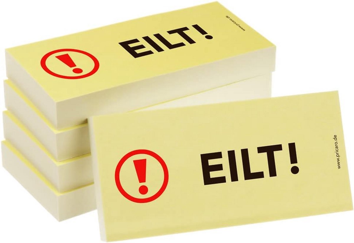 Sticky Notes 100 Vellen - Set van 5