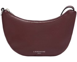 LIEBESKIND BERLIN Leren handtas accessoiretas Moon Pouch Pendant Pomegranate donkerrood