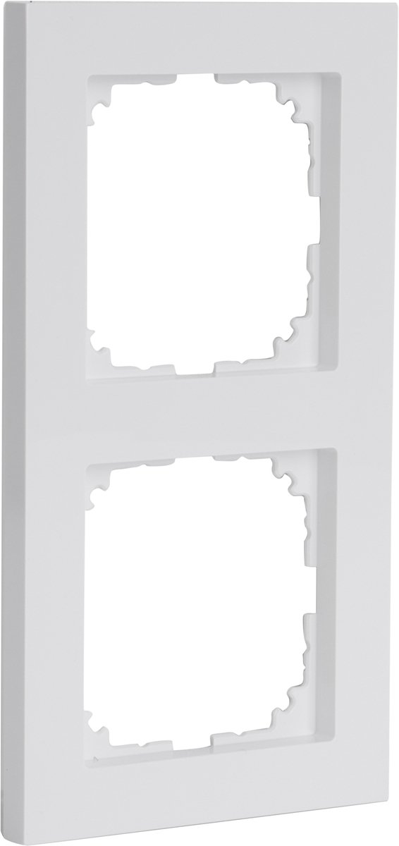 Merten System M Pure afdekraam - inbouw - 2-voudig - actief wit