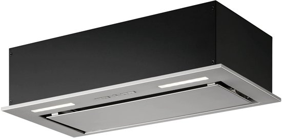 Inventum AKI6015RVS inbouw afzuigkap 60 cm - Afzuigcapaciteit 645 m3/h - Geschikt voor open keuken - 4 standen - Timer - Ledverlichting - Luchtafvoer en recirculatie - RVS