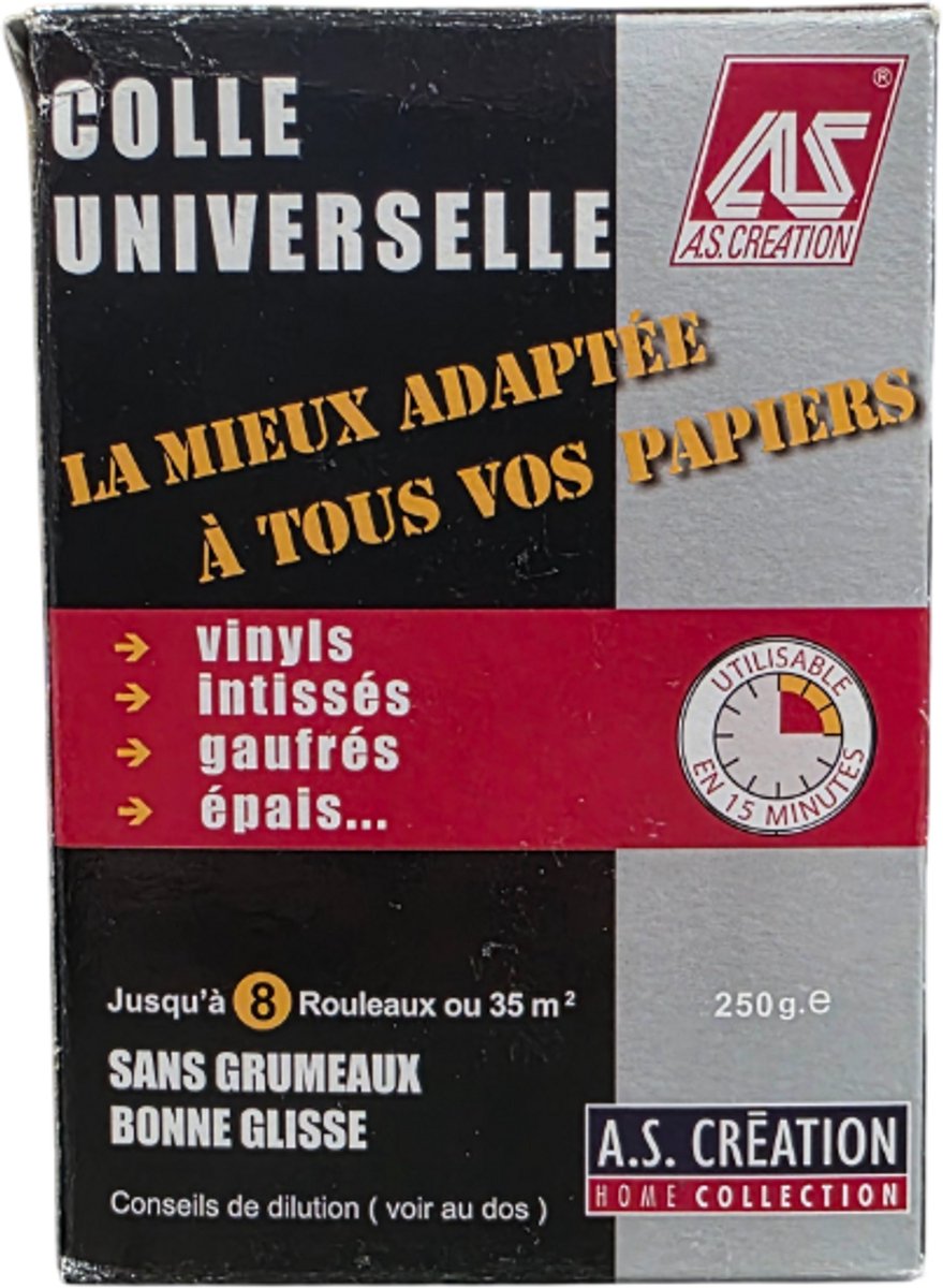 Universele lijm A.S. Creation - Behanglijm 250gr - Papierbehang, vinyl en vliesbehang - Goed voor 35m²