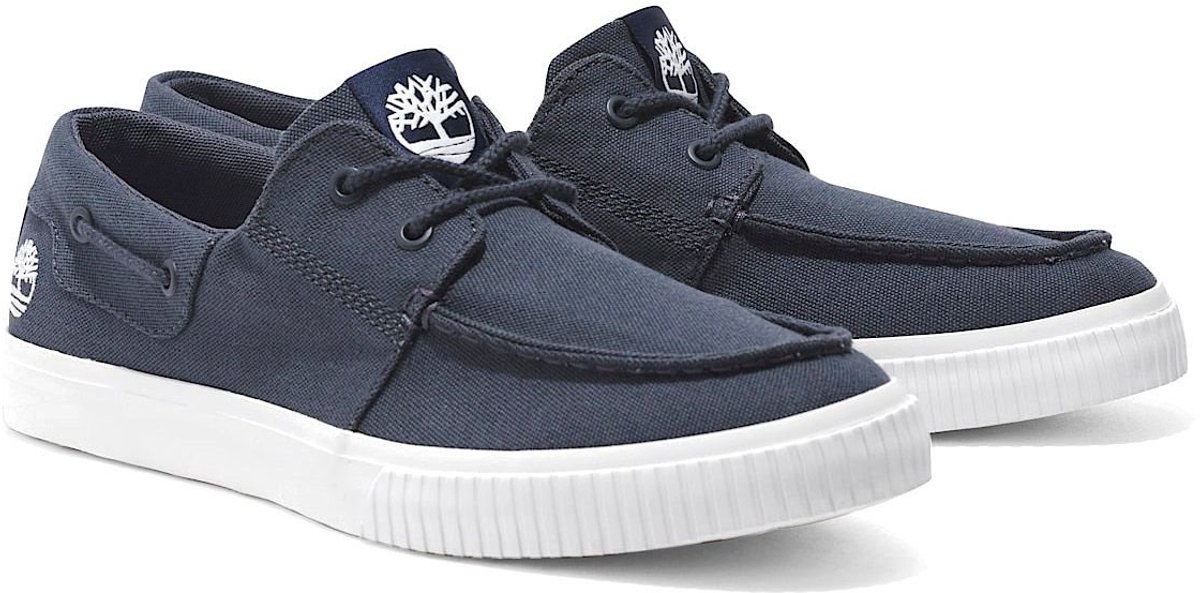 Authentic Boat Shoe Casual Canvas Loafers Blauw