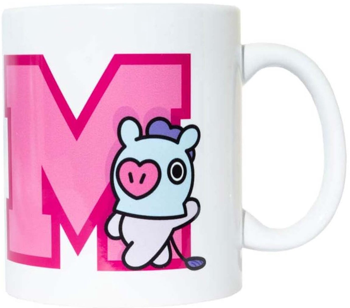 Grupo Erik Mok Bt21 Mang Junior 300 Ml Keramiek Wit/roze