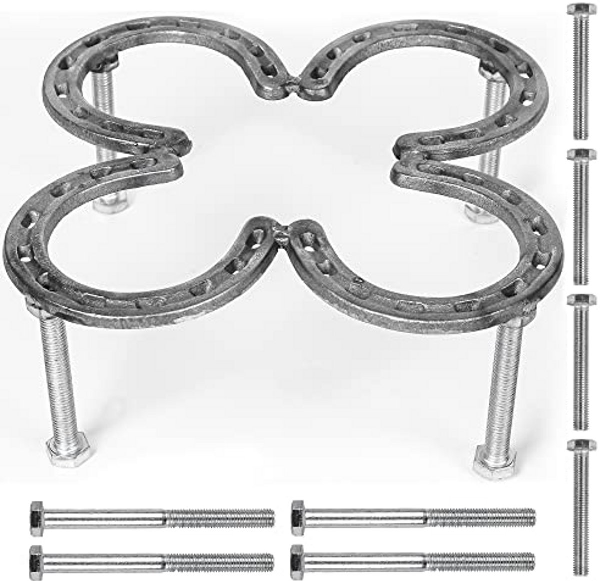 Stevige Dutch Oven Stand voor Buiten - Stalen Hoefijzer Tripod Kookrek