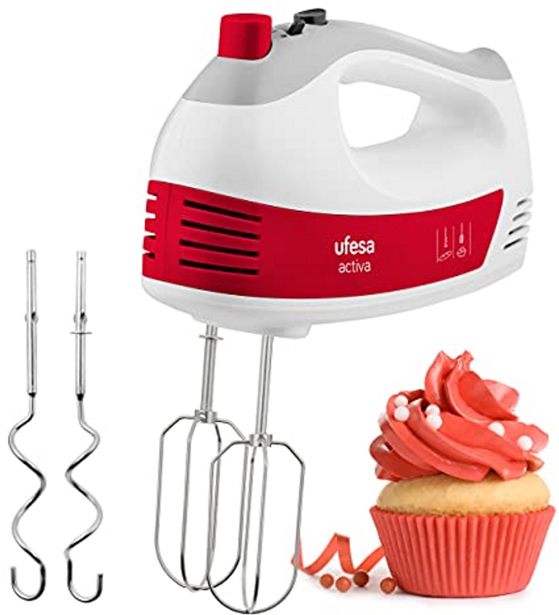 Handmixers met 400W, 5 Snelheden en Turbo – Ergonomisch Ontwerp met Spatbescherming