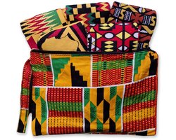 Afrikaanse sokken / Afro socks set MEDAASE met tasje - Set van 5 paar - Afrika print kousen / Happy Colorful Socks / Vrolijke sokken Maat 41-46