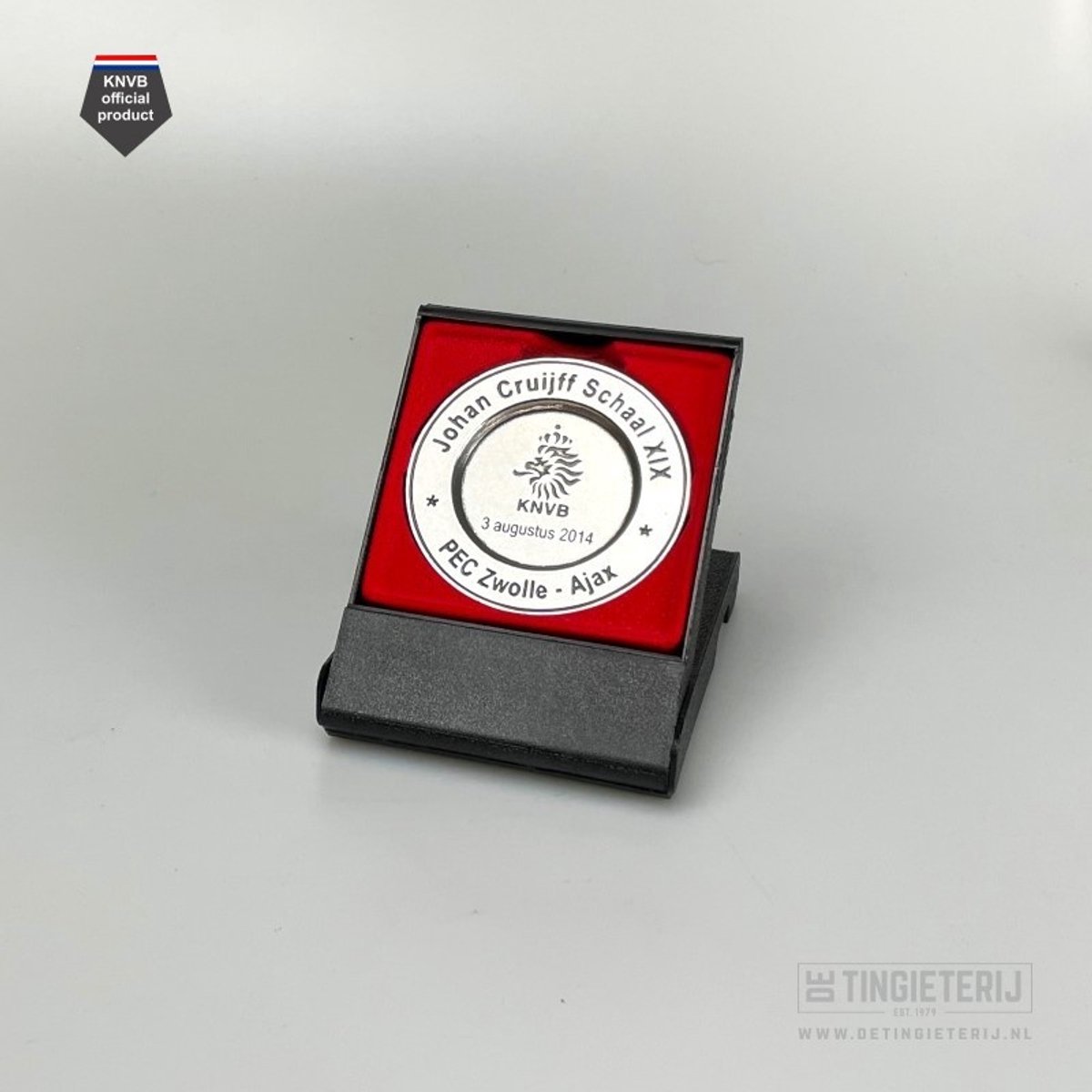 Johan Cruijff Schaal 2014 - PEC Zwolle - Minischaal - Unieke miniatuur - PEC Zwolle fanartikel - KNVB - Handgemaakt en uniek - Voetbal