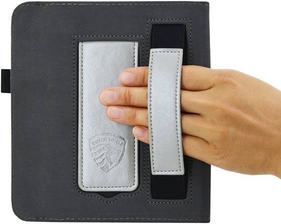 Hoesje Geschikt voor Kobo Libra 2 Sleepcover Luxe Hoes Grijs - ereader hoesje - cover van Merkloos — afbeelding 2