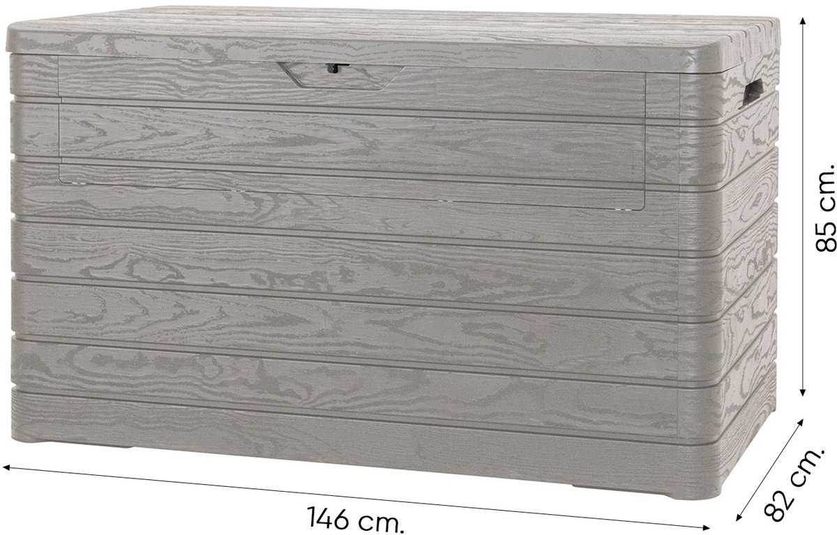 Toomax Dolomiti opbergbox 970 liter - warm grijs