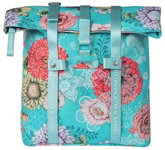 Basil Bloom Field Fietsshopper - 15-20 Liter - Blauw van Basil — afbeelding 2