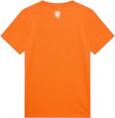 T-shirt grand logo de Nederlands Elftal pour femme - Taille XL - Oranje - KNVB - Voetbal - Maillot - Merchandise officiels