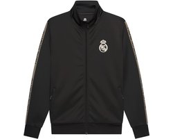 Real Madrid Trainingspak Heren 25/26 - Maat S t/m XXL - Voetbalkleding - Zwart - Sportkleding - Volwassenen - Real Madrid Fanshop - Officiële Fanmerchandise