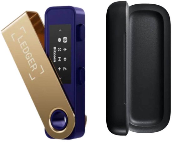 Ledger Nano S Plus Ferro Fuchsia + Case - Hardware Wallet Bundel - Bluetooth - Originele Ledger Case