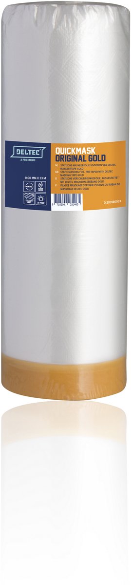 Deltec - Deltec Quick Mask Gold - 1100MMX33M