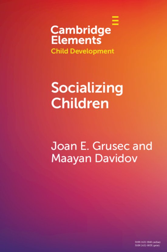 Elements in Child Development- Socializing Children - cover