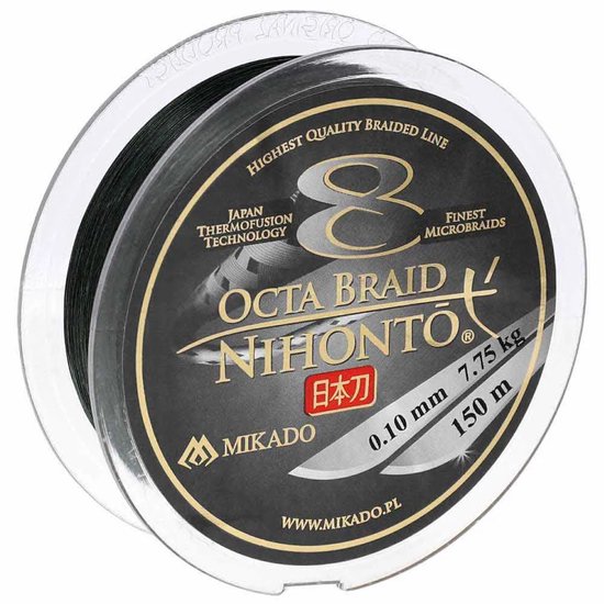 Mikado Nihonto Octa Gevlochten Vislijn 150 M Groen 0.400 mm van Mikado — afbeelding 3
