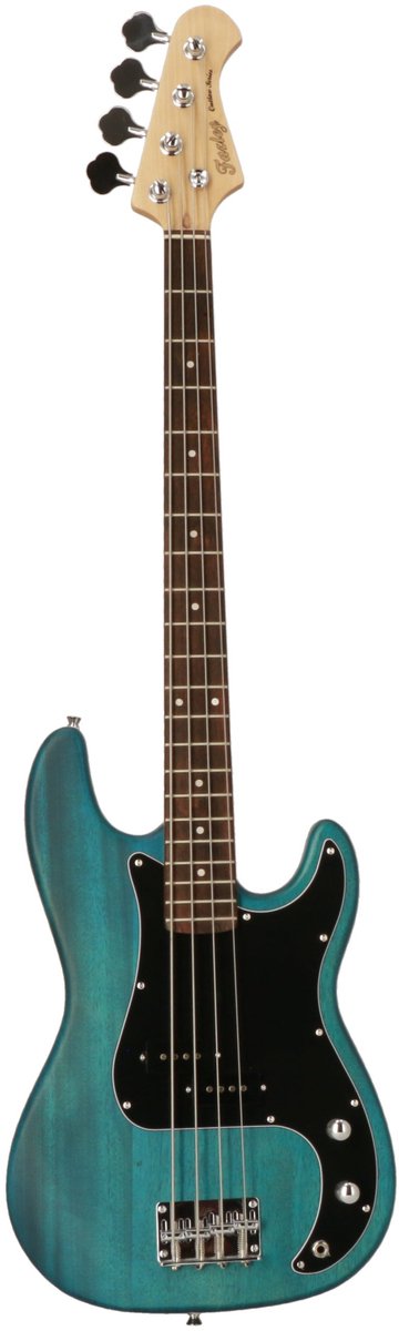 Fazley Outlaw Series Peacemaker Basic Blue elektrische basgitaar met gigbag