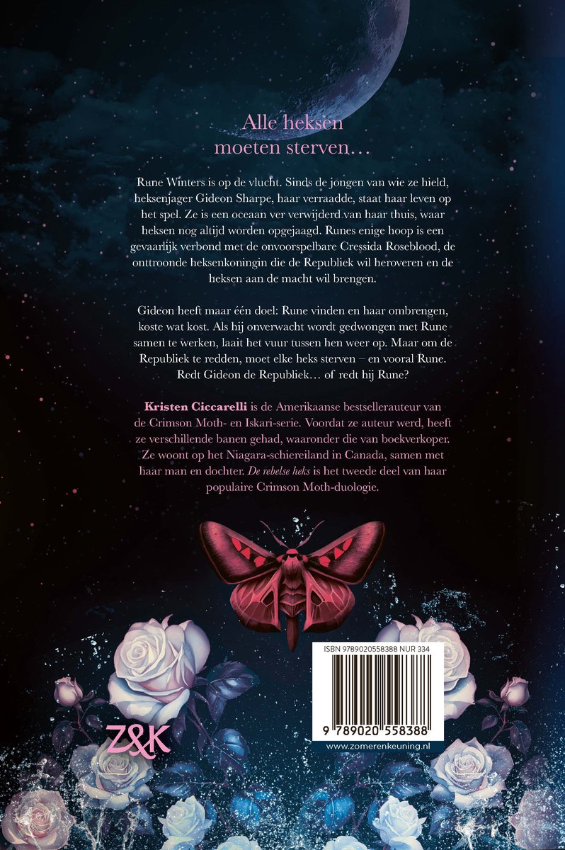 Crimson Moth 2 - De rebelse heks - back cover