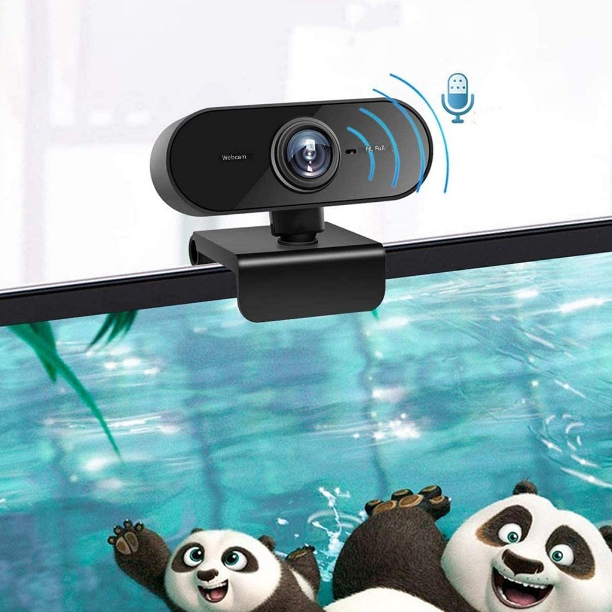 EXCITAT HD Webcam 1080P met microfoon en ruisonderdrukking thumbnail 5