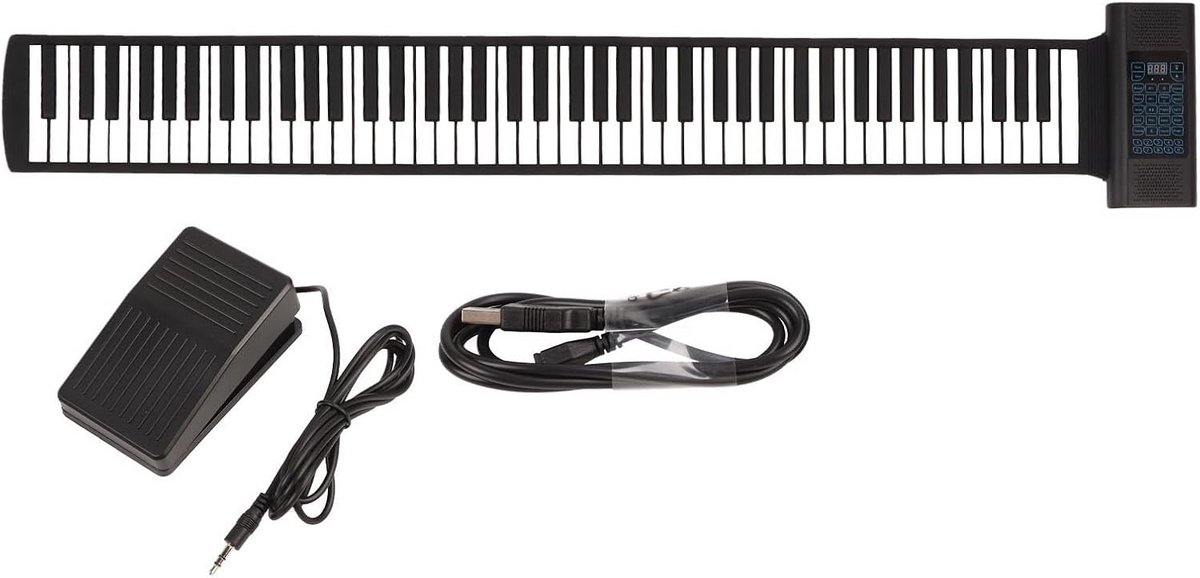 Draagbare Oprolbare Piano met 88 Toetsen, Dubbele Speakers en Bluetooth - Ideaal voor Beginners