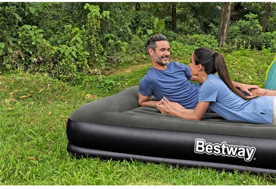 Bestway - Luchtbed - 2-Persoons - 152×203×36 cm - Groen - 2-persoons Luchtbed - Luchtbed Met Ingebouwd Kussen - Campingbed - Logerbed - Buitenbed van Merkloos — afbeelding 5