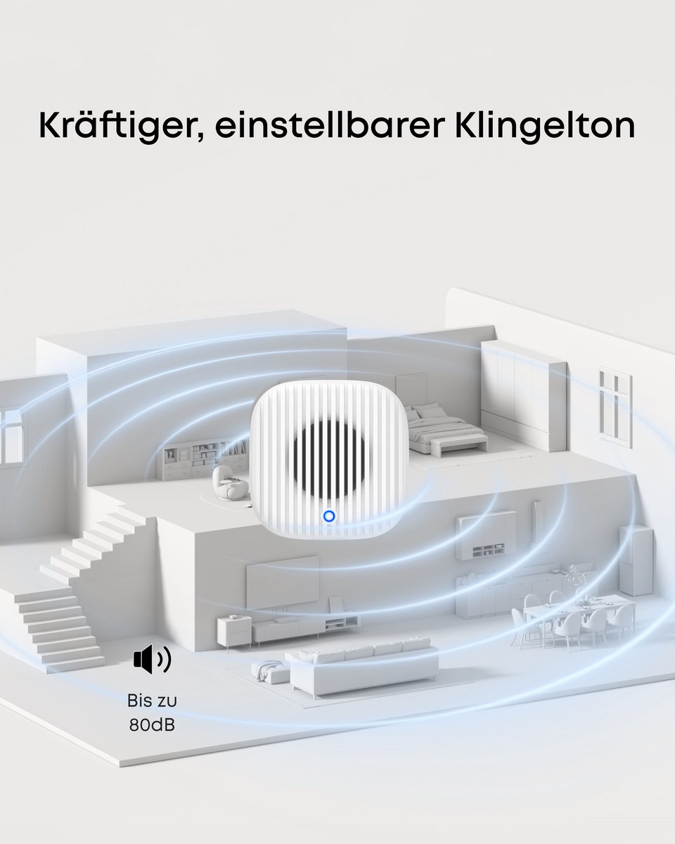 Eufy Videodeurbel Chime 2 met 10 Ingebouwde Beltonen - afbeelding 2